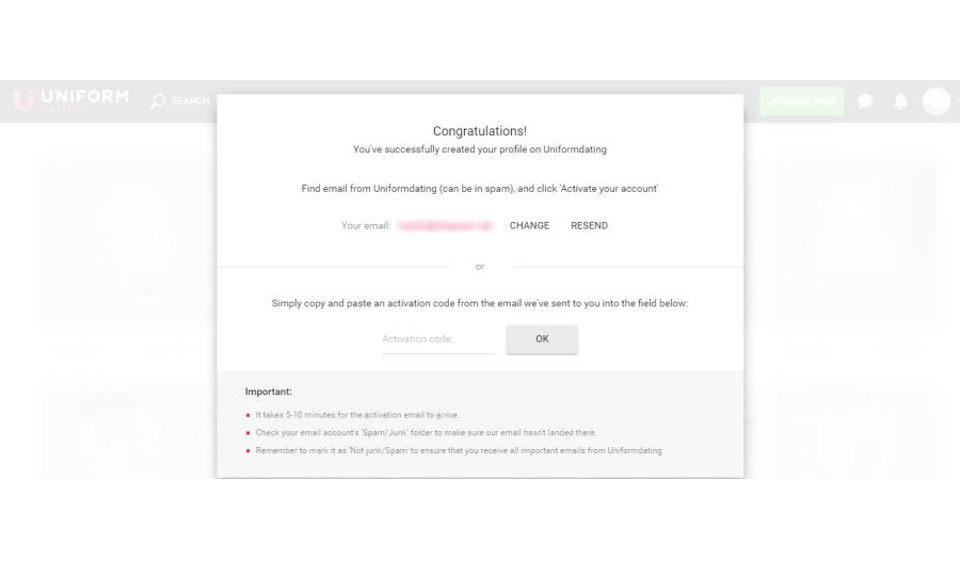 Uniform Dating Signing