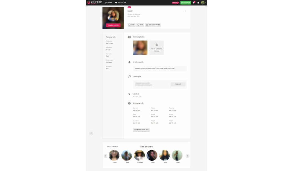 How does the profile look