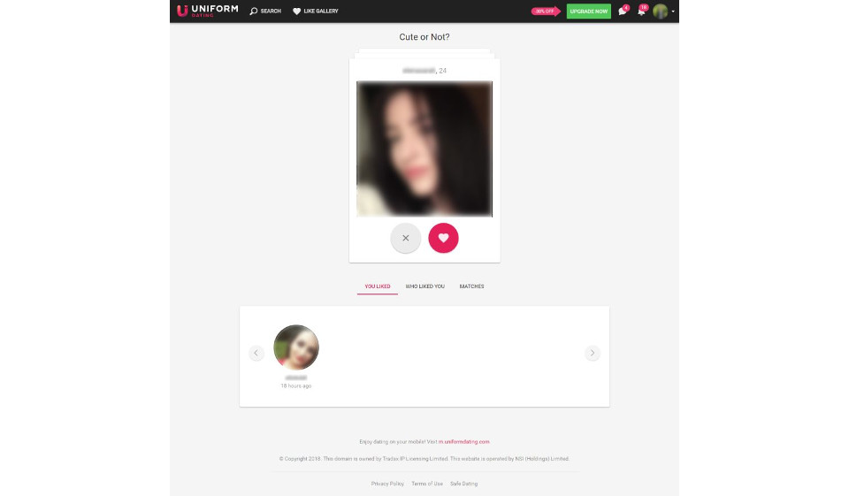 Uniform Dating Besides