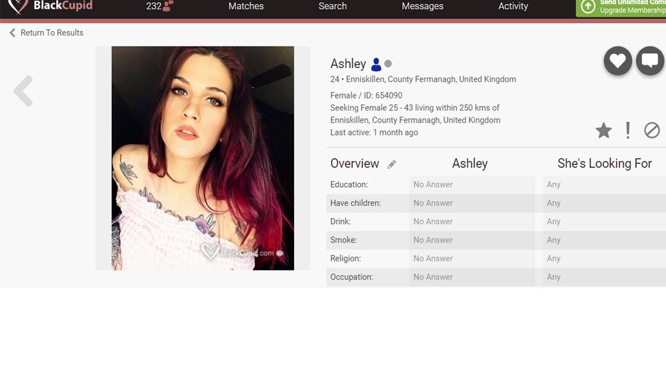 BlackCupid – Age Info