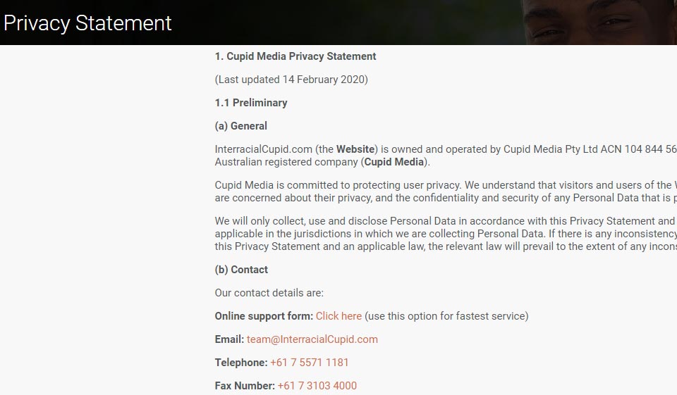 Interracial Cupid Age of the Users