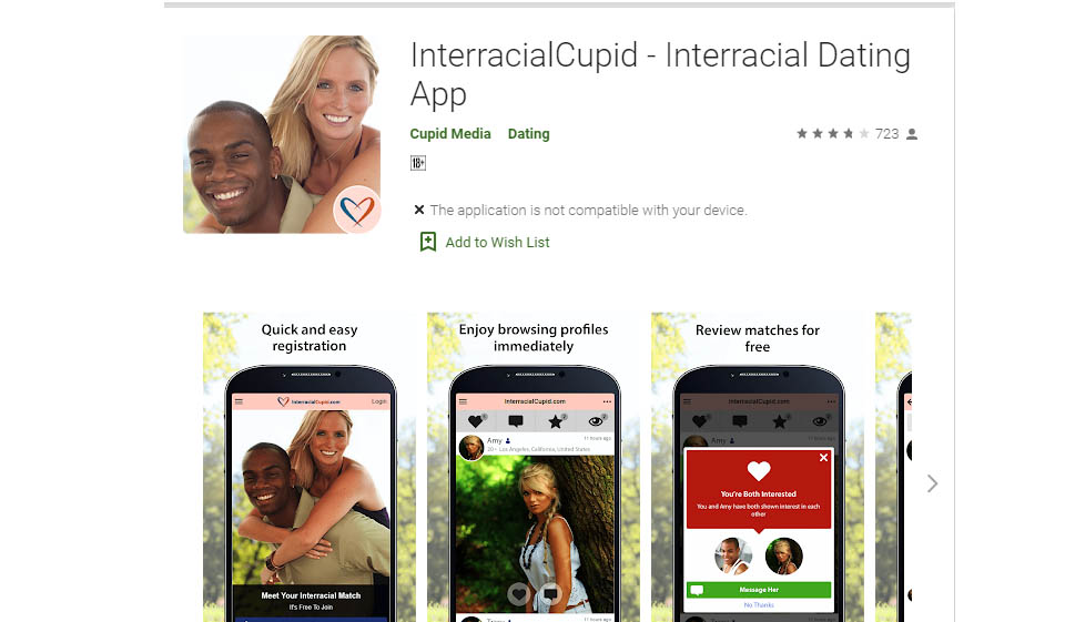 Interracial Cupid Desktop Version