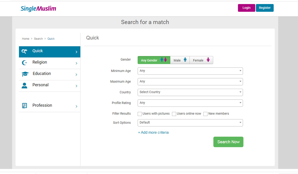 Single Muslim Contacting Methods