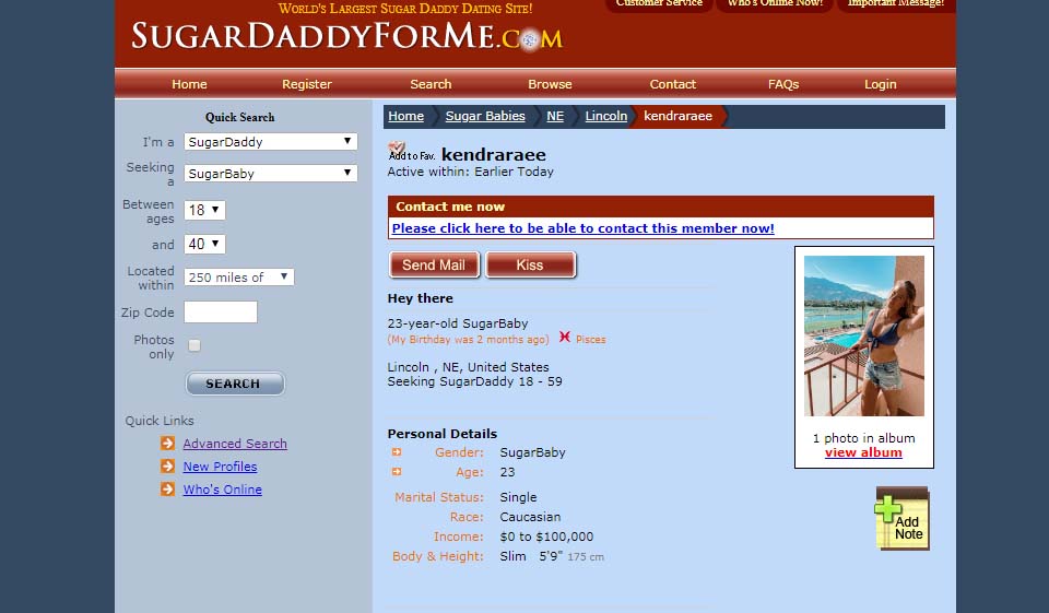 SugarDaddyForMe Oops! The Site Offers No Mobile Application
