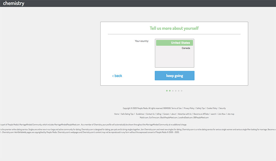 Chemistry - Is the Sign-Up Process Simple?