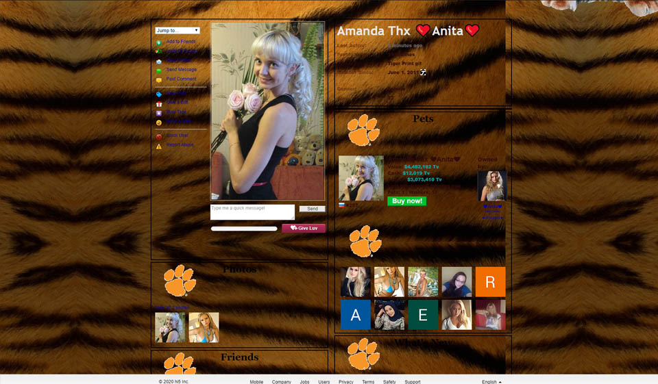 Desktop Version of hi5