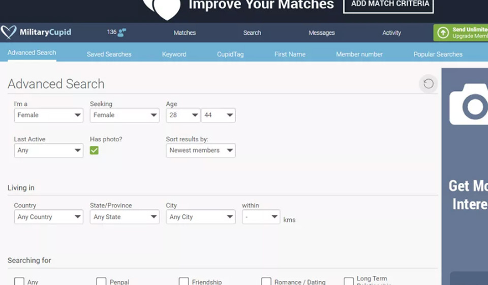 MilitaryCupid Security Measures