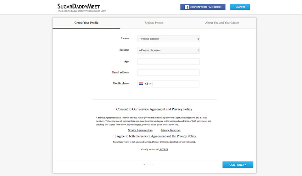 Sugardaddymeet Messaging