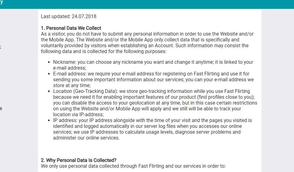 Sign-Up Process & Login Info