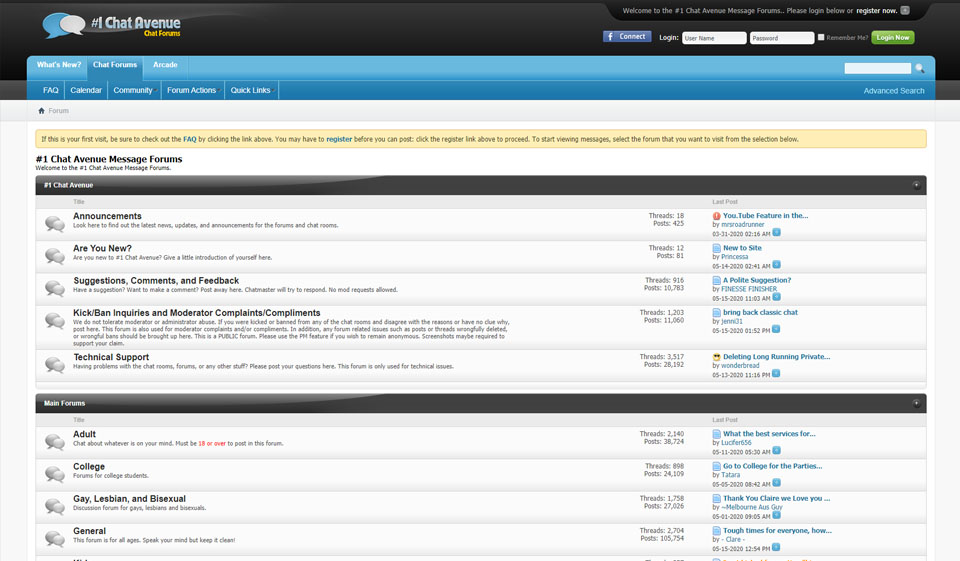 Chat Avenue Review 2020: A Simple and Free Chat Room Service