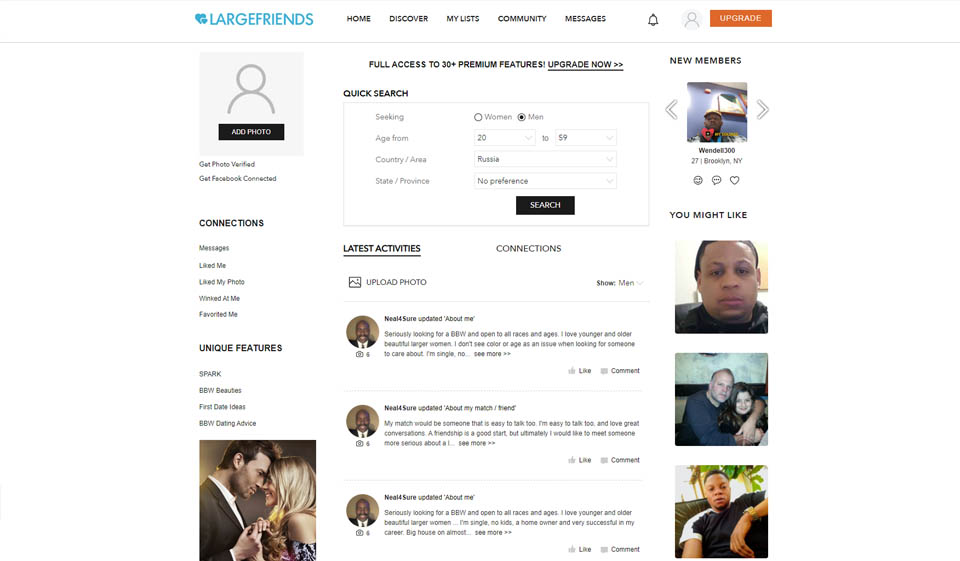 Large Friends Sexual Preferences