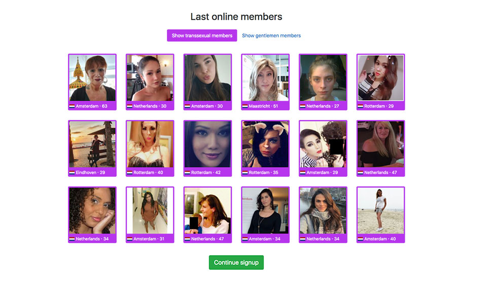 MyTranssexualDate Sexual Preferences