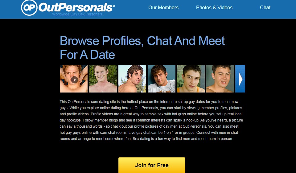 OutPersonals Follow Sign-Up Process & Login Information