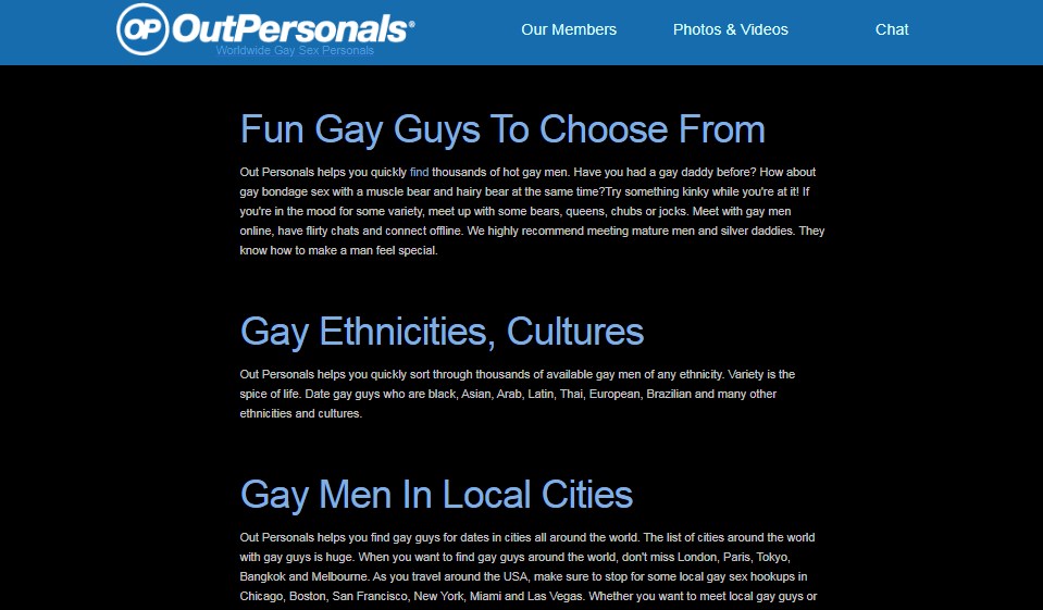 OutPersonals How to Create an Engaging Profile?