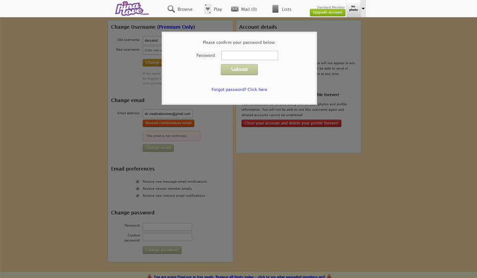 What Is the Process of Making Payments on PinaLove?