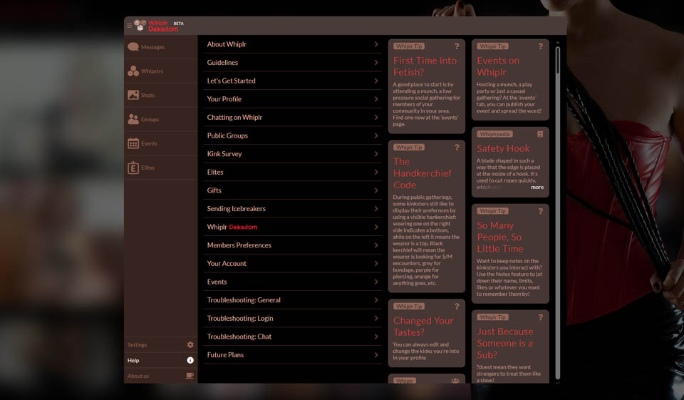 Whiplr review on special features