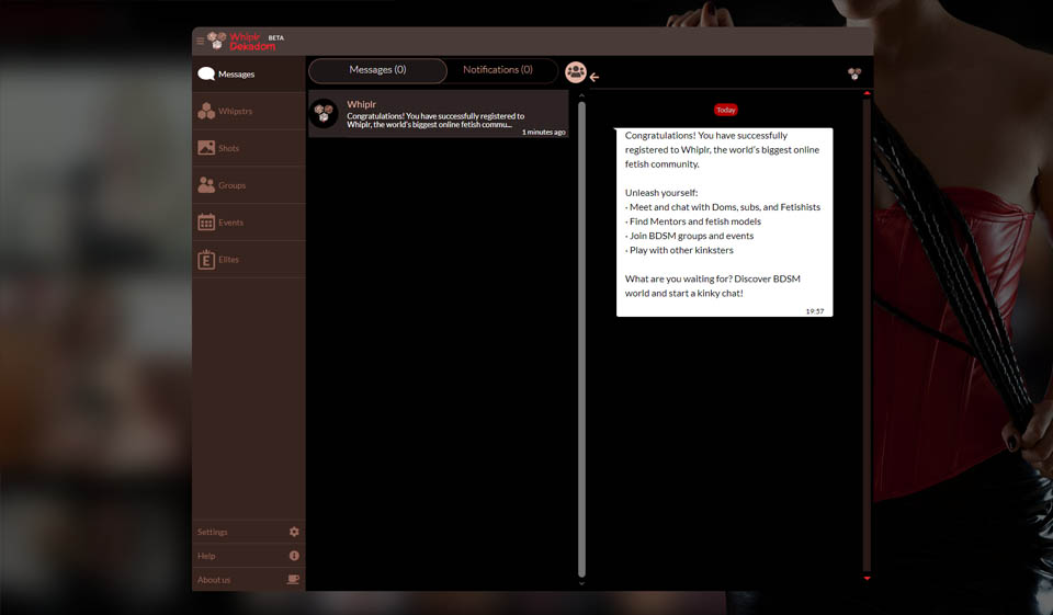 Whiplr review on the site’s members