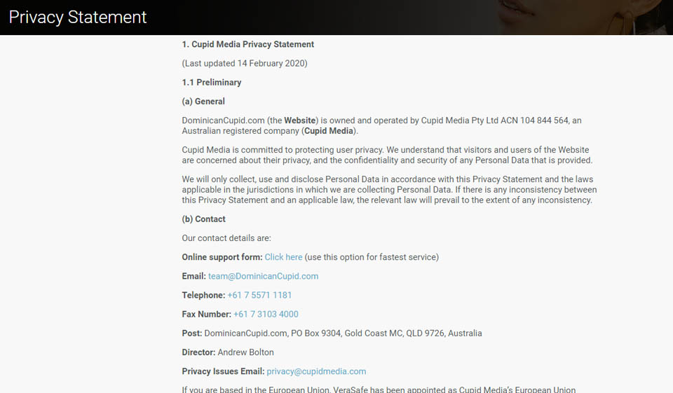 DominicanCupid Profile creation