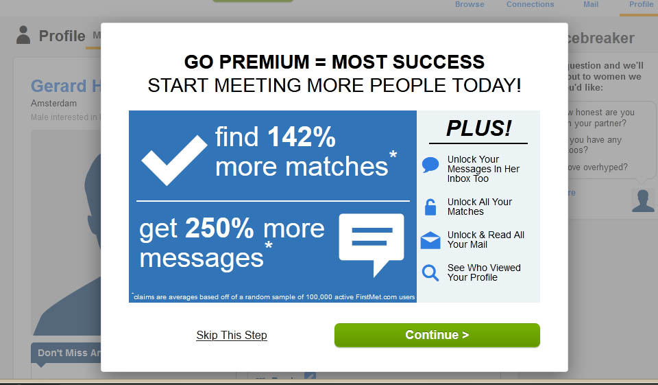 FirstMet Dating Site Cost and Price Structure