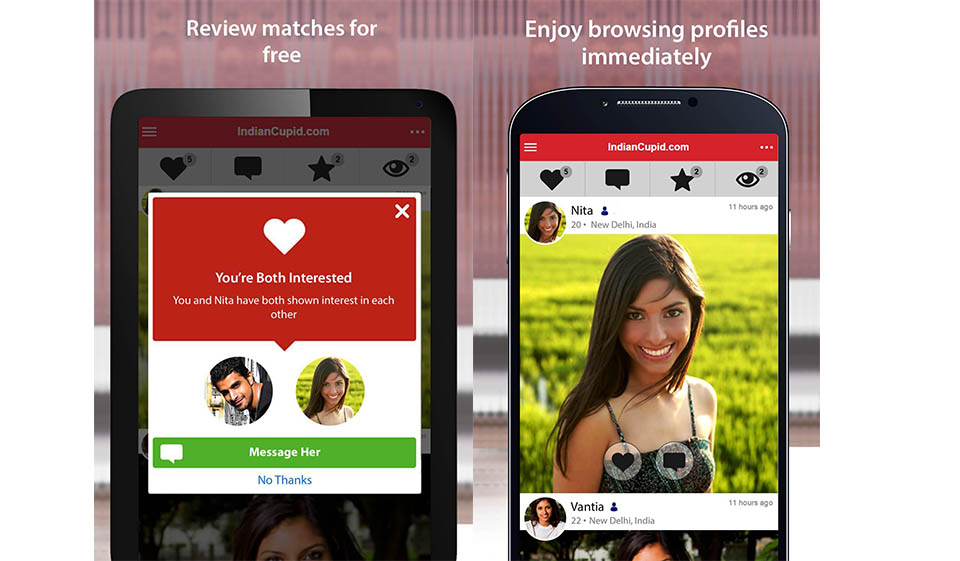 IndianCupid Platform for use