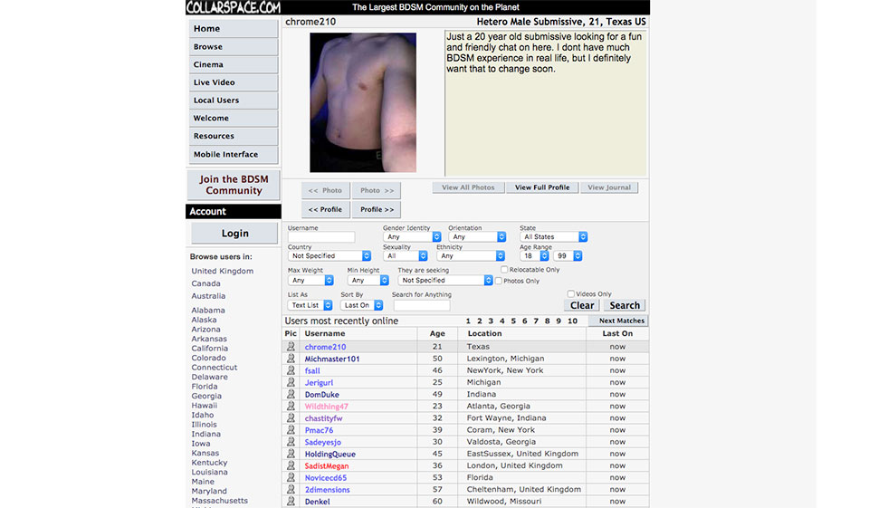 Creation of the Account on the Collarspace site