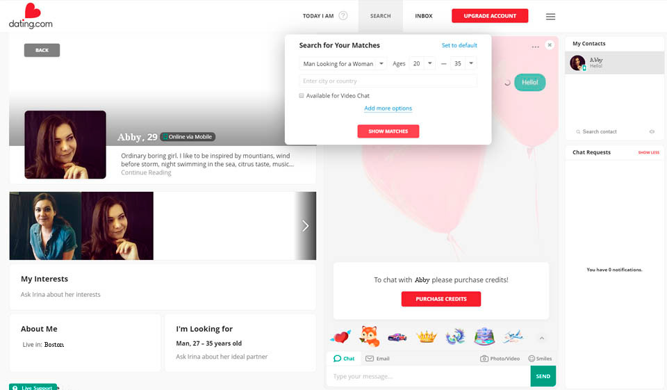 Dating.com Review 2020 All the secrets of the website