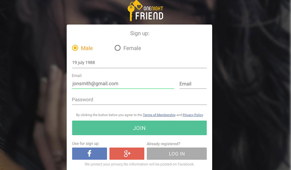 What is OneNightFriend?