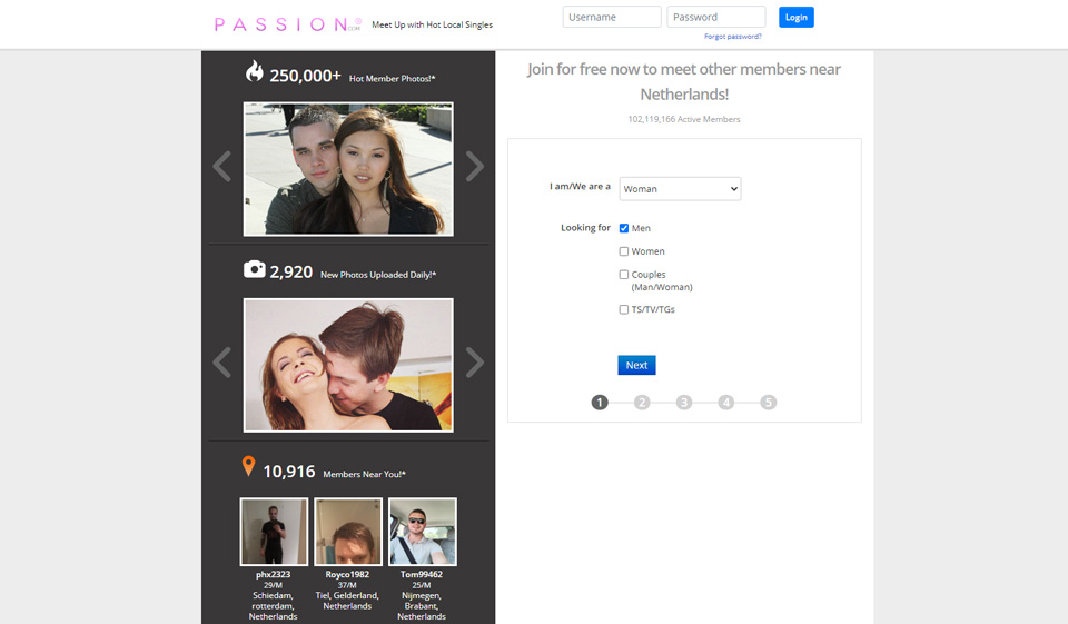 Passion.com Special Features