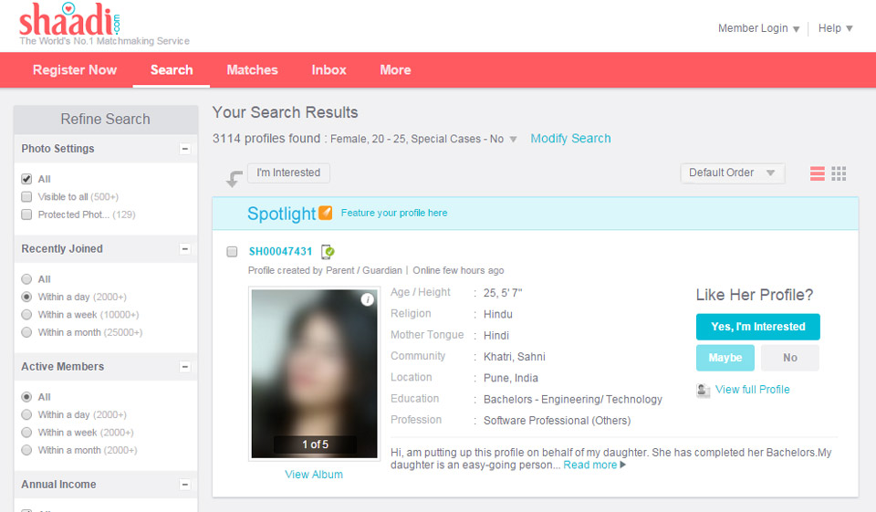 Shaadi Costs and Prices