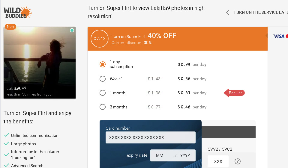 WildBuddies Profile creation