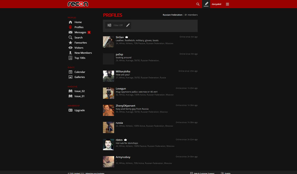 Member structure on the platform