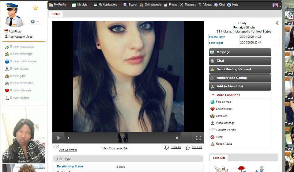 Which information a profile contains?