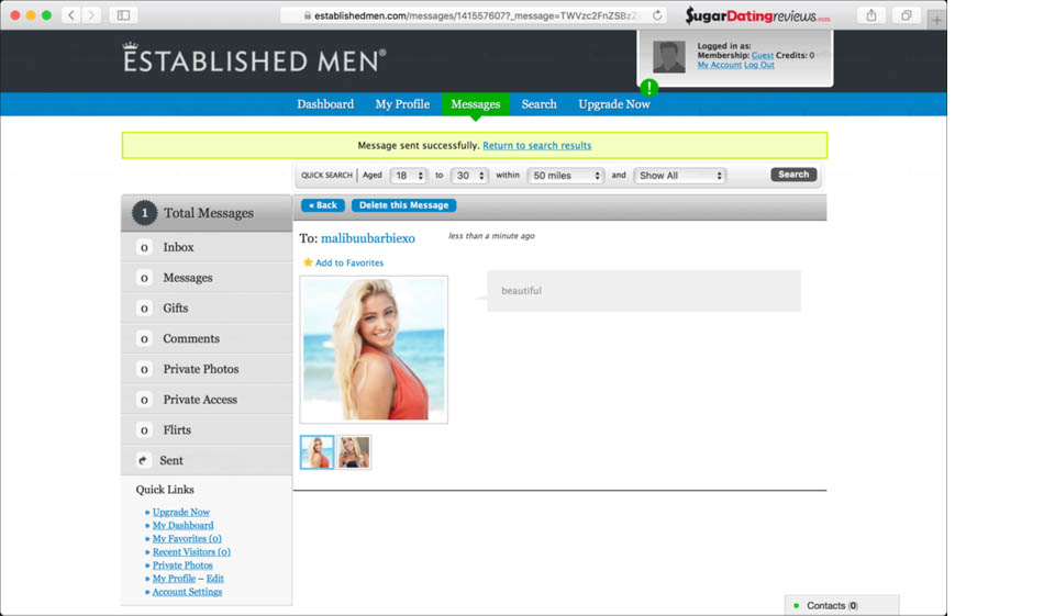 Messaging Other Members