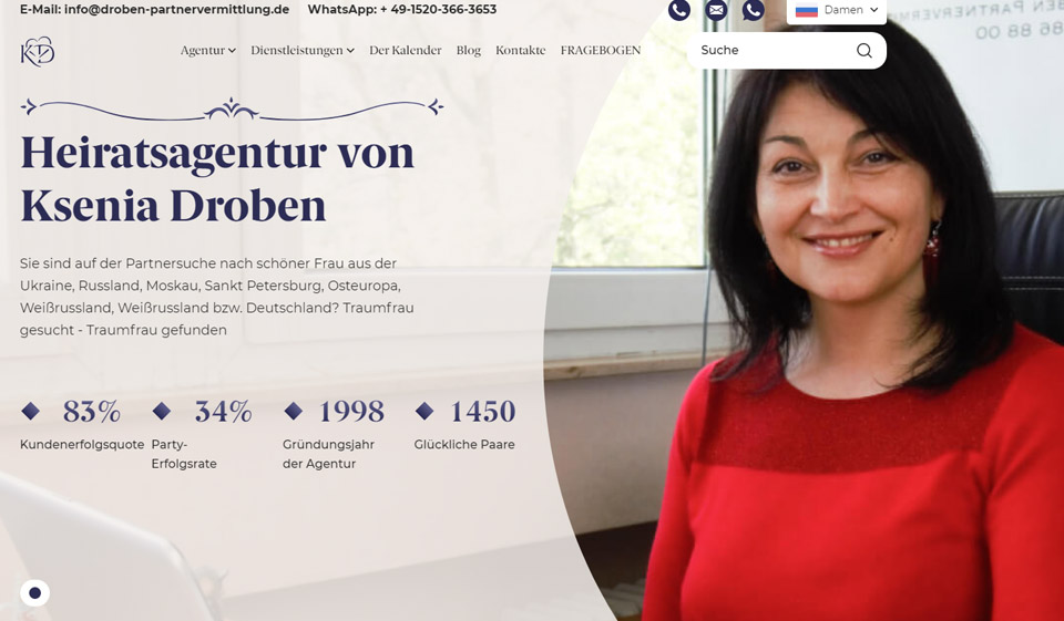 Partnervermittlung-Websites: Droben-partnervermittlung.de