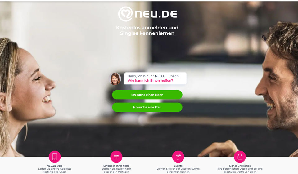 Partnersuche-Webseiten: Neu.de