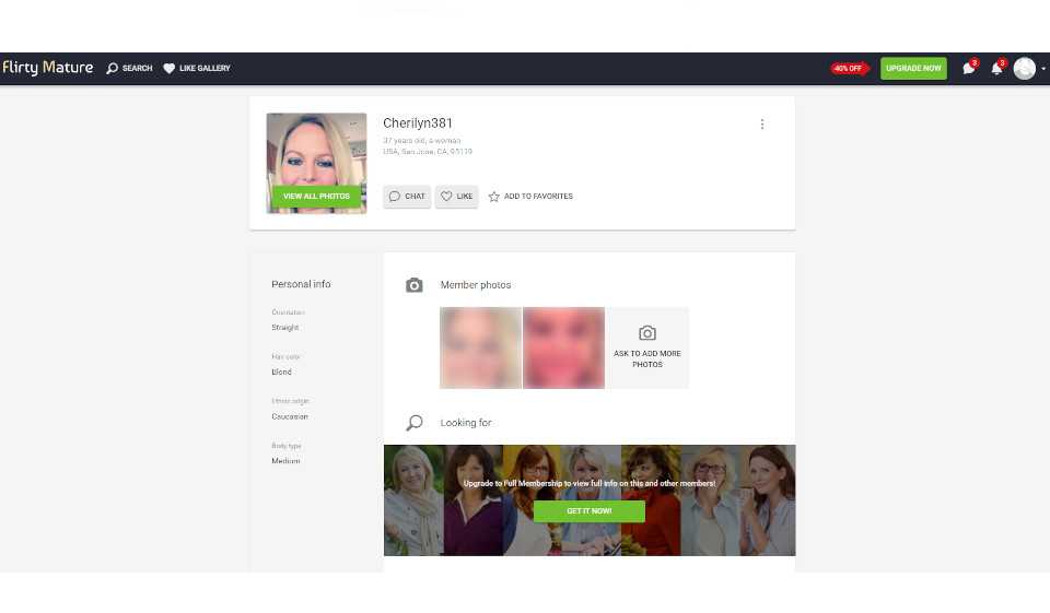 About MatureQuality Singles